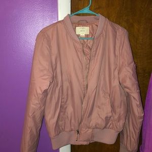 Light pink bomber jacket